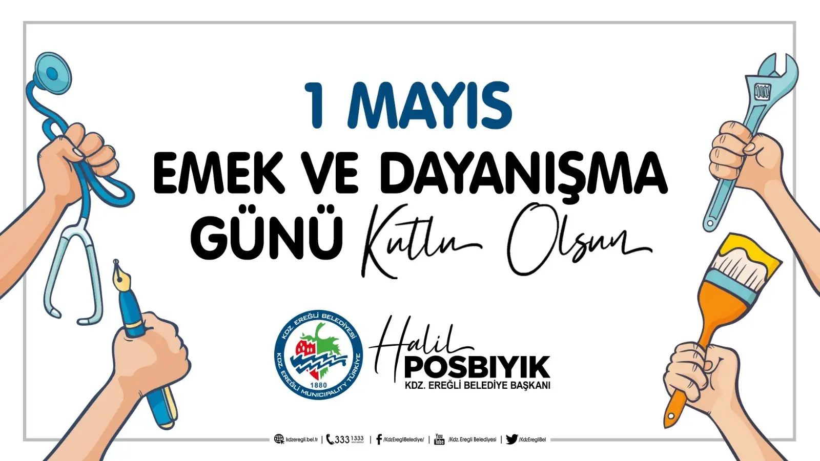 Başkan Posbıyık'ın 1 Mayıs İşçi Bayramı Mesajı