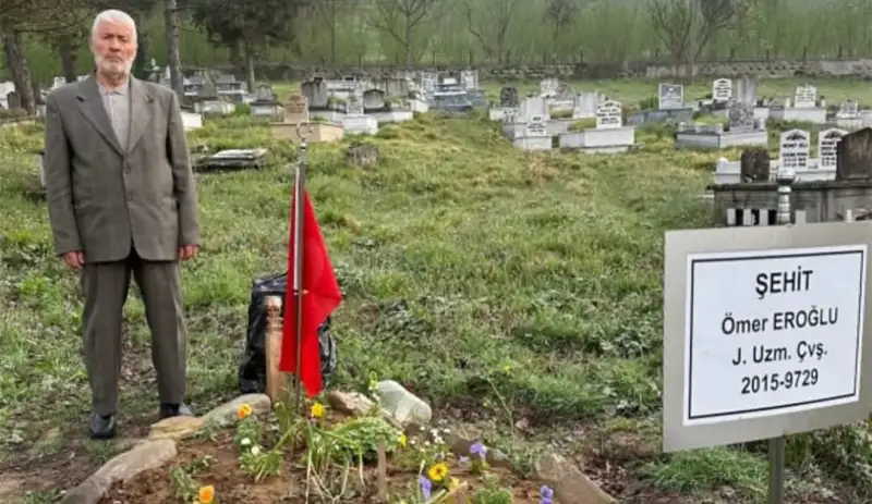 Şehit babası son yolculuğuna uğurlandı…