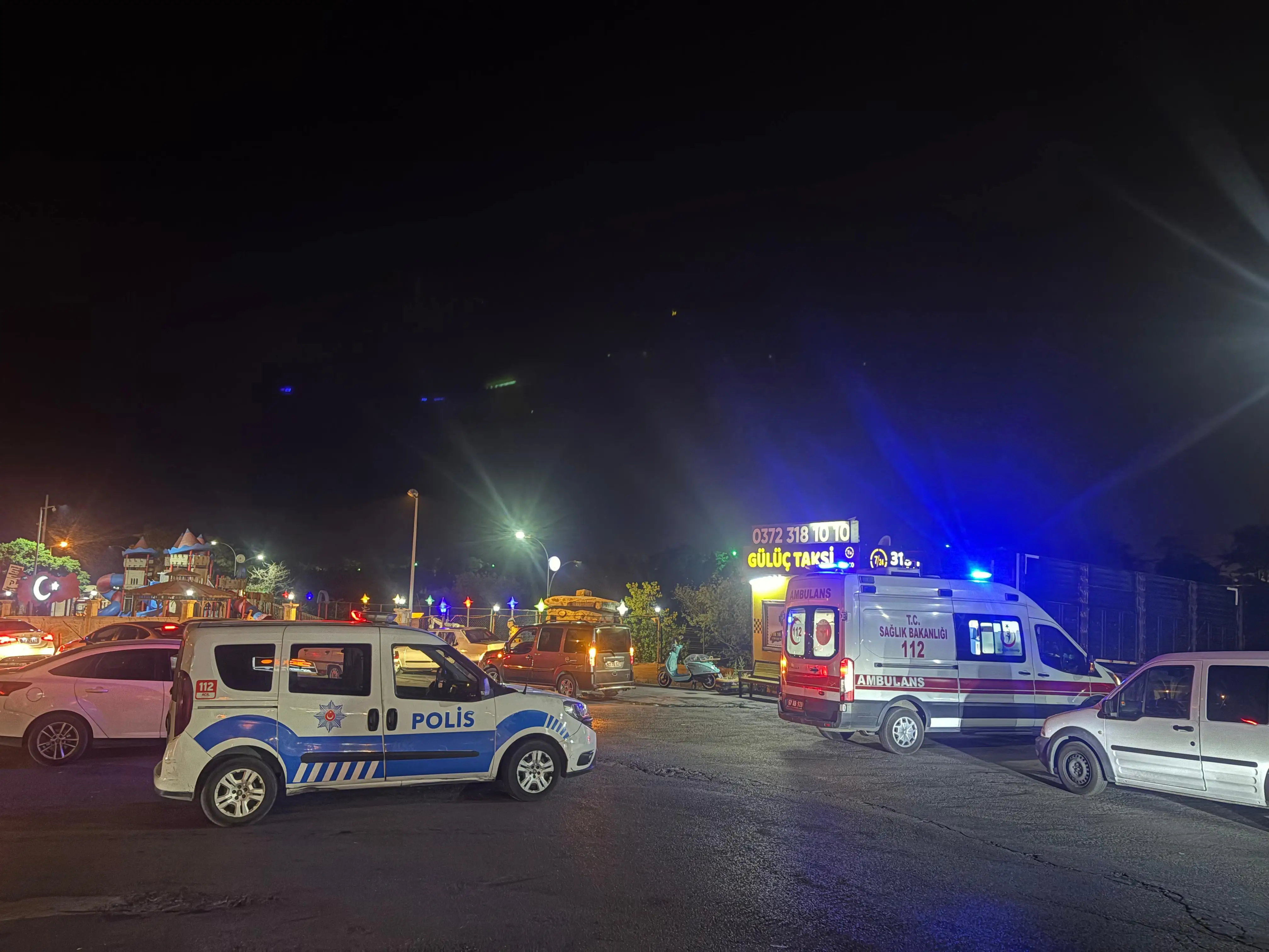 Alkol komasına giren şahıs hastaneye kaldırıldı..