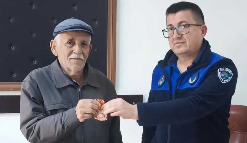 Kdz. Ereğli’de Bulunan Altın Sahibine Teslim Edildi