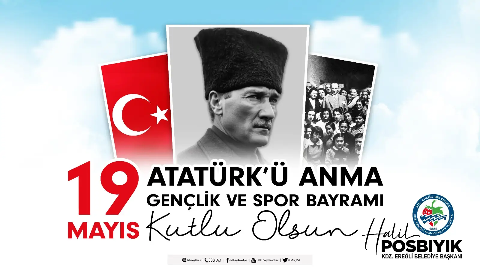 19 Mayıs Atatürk'ü Anma, Gençlik ve Spor Bayramı’mız Kutlu Olsun..