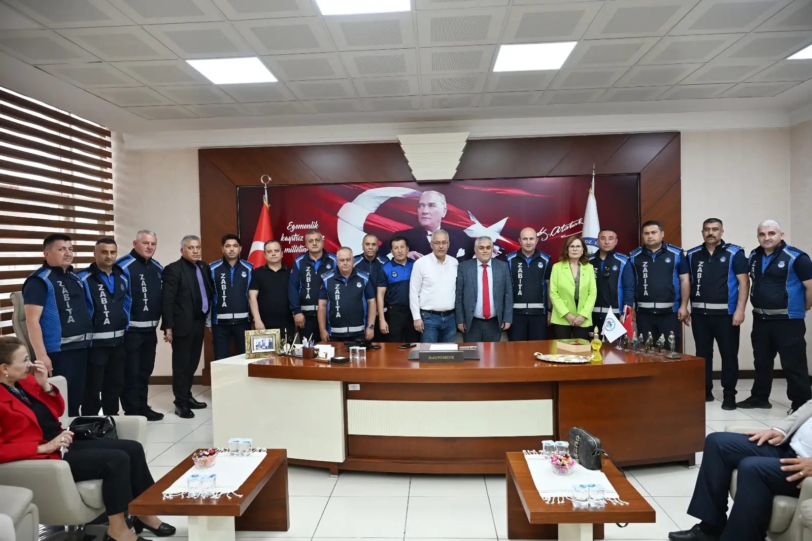 KDZ. EREĞLİ BELEDİYESİ’NDE BAYRAMLAŞMA YAPILDI