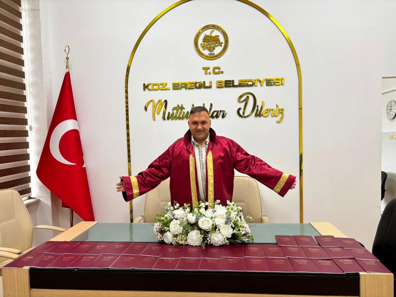 06.06.2026 TARİHİNE YOĞUN İLGİ: KDZ. EREĞLİ'DE 38 ÇİFT DÜNYAEVİNE GİRDİ