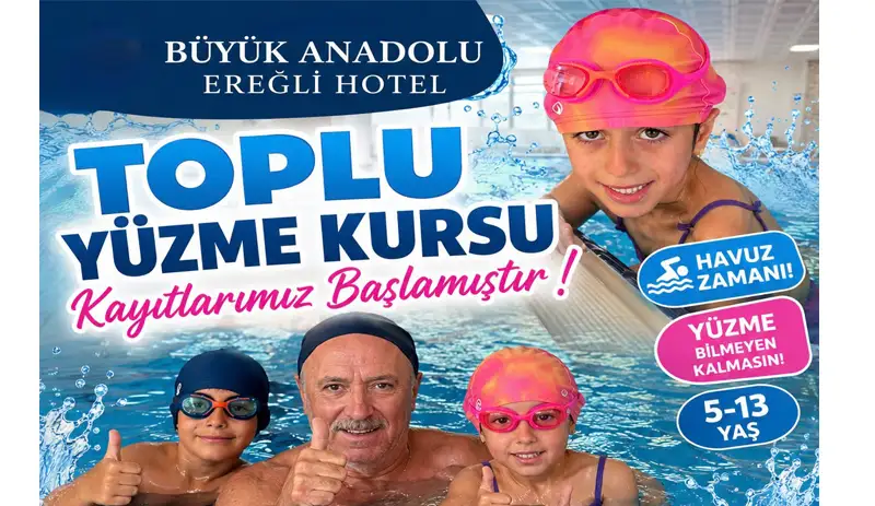 Toplu Yüzme Kursunda 2. Etap Kayıtları Başladı