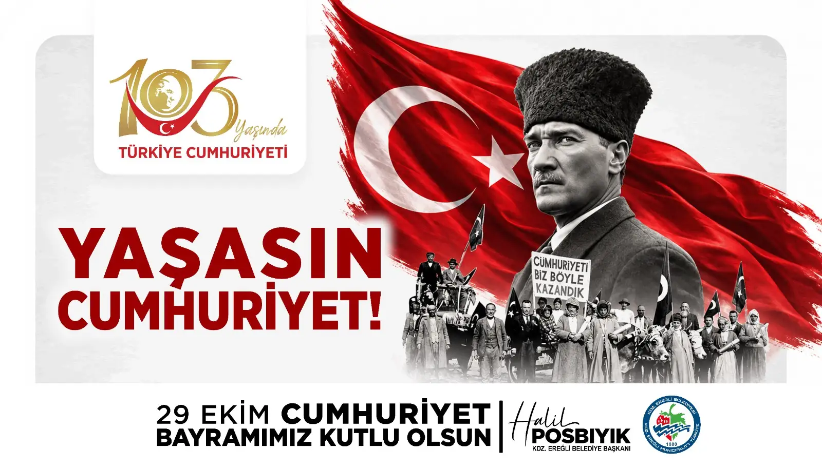 Başkan Posbıyık’ın 29 Ekim Cumhuriyet Bayramı Mesajı