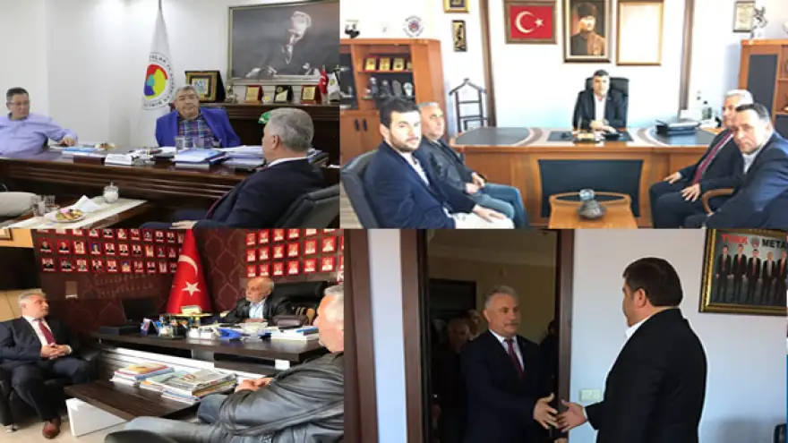 MHP yönetimi Ercan, Demirdüyen ve Tetiker'i ziyaret etti