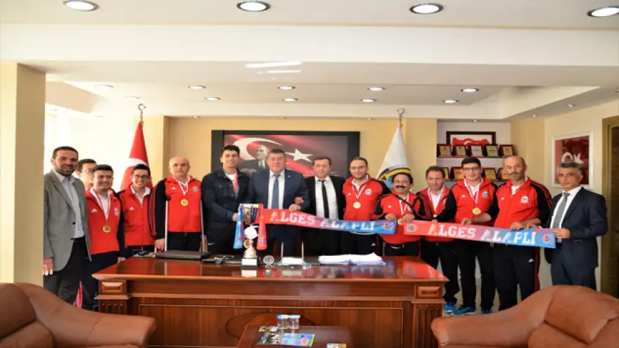 Türkiye şampiyonu ALGES’ten Tekin’e ziyaret