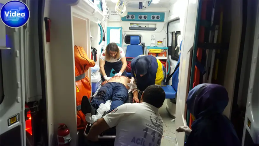 Kanlar içinde kaldı, hastaneden kaçtı...