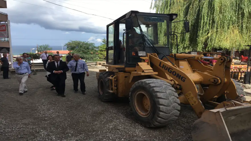 Zonguldak İncivez'de parke yol çalışmaları başladı