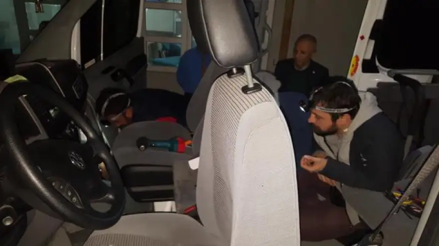 Servis araçları kameralandı...