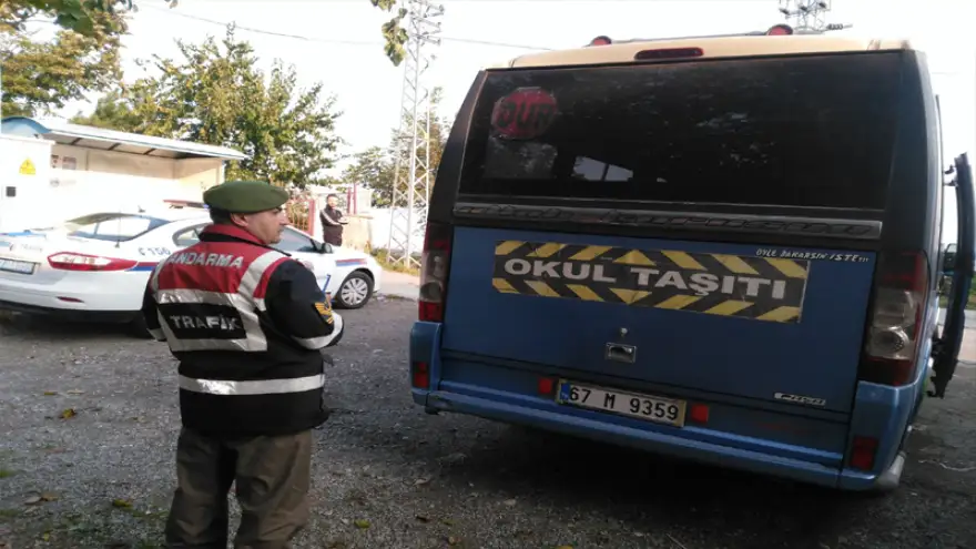 Jandarma önce denetledi, sonra bilgilendirdi