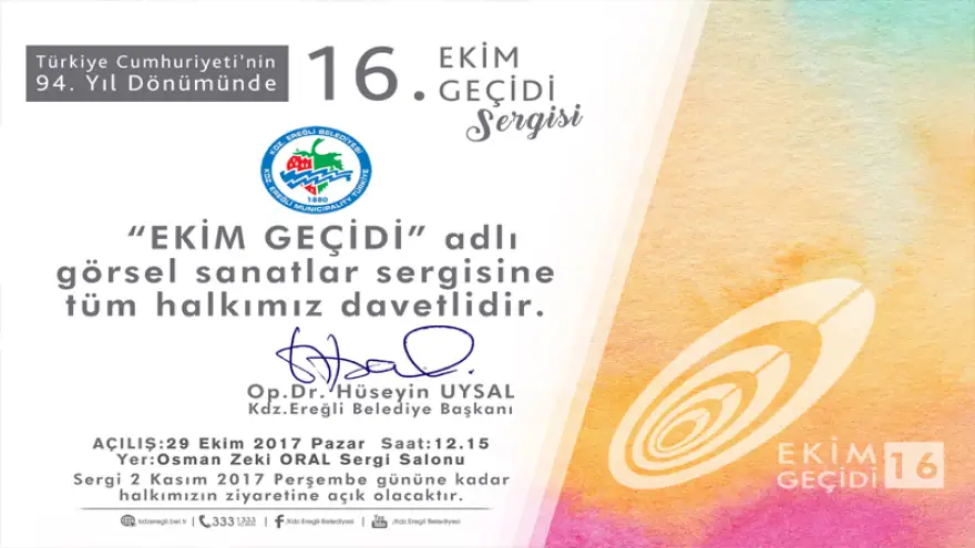Başkan Uysal’dan Cumhuriyet yürüyüşü ve sergiye davet