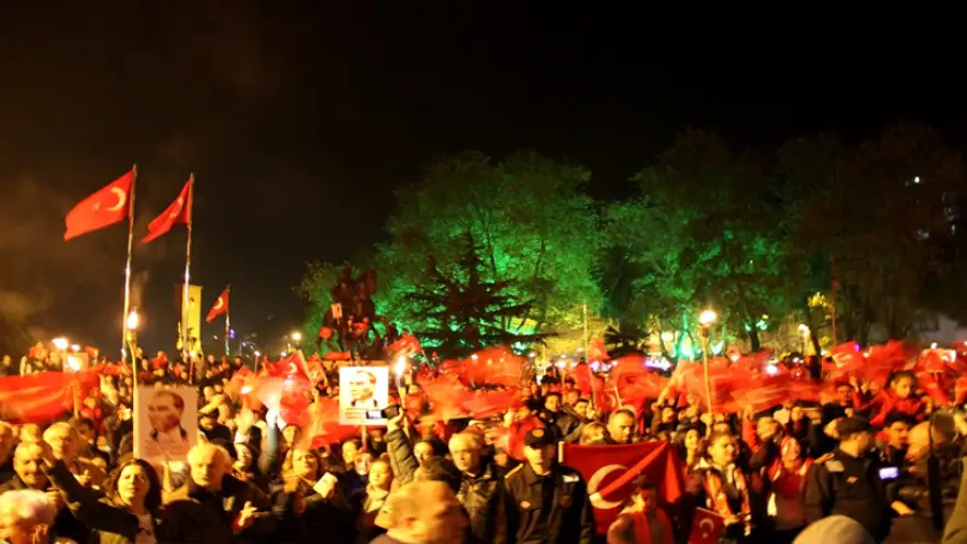Zonguldak’ta muhteşem Cumhuriyet Bayramı kutlaması
