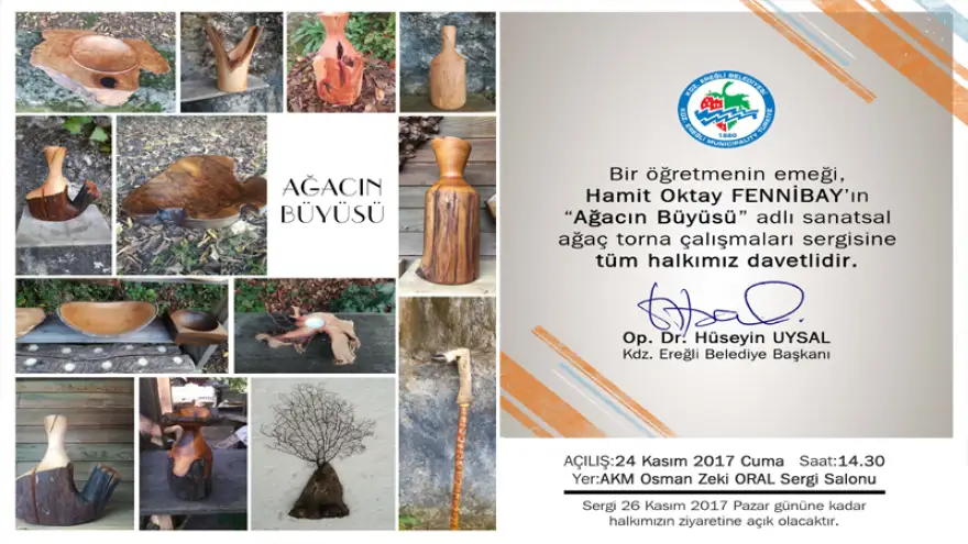 "Ağacın Büyüsü" adlı sergiye davetlisiniz...