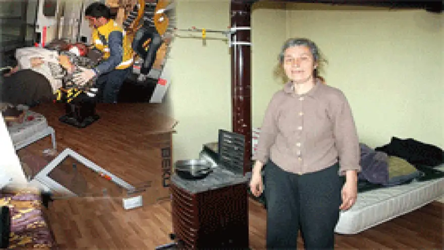 YANLIZ YAŞAYAN KADIN ÖLDÜRESİYE DÖVÜLDÜ