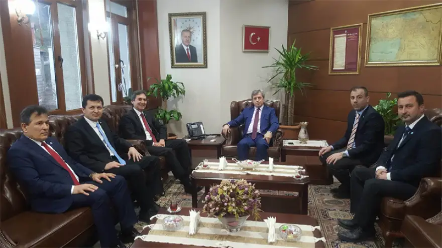 İYİ Parti kurmaylarından, Vali Çınar'a ziyaret