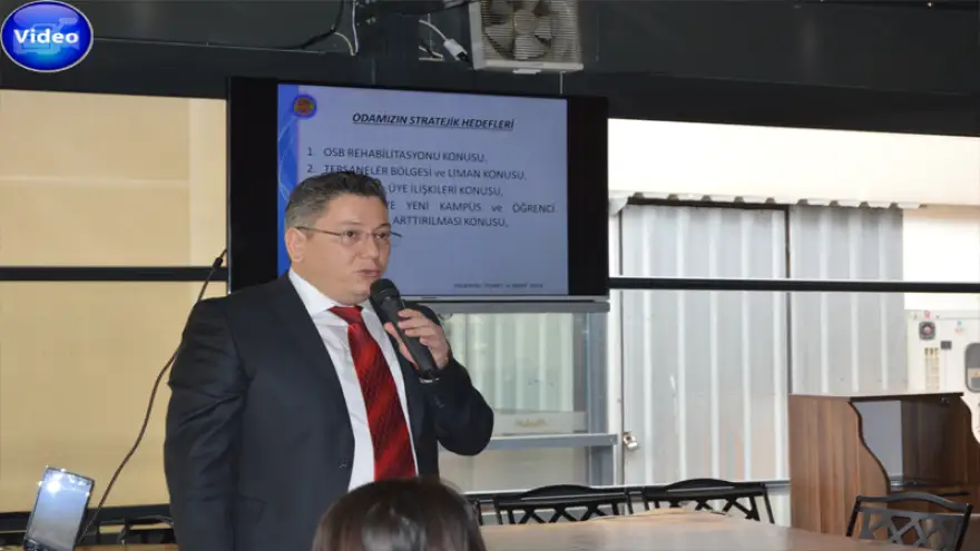 TSO Başkanı Yalçın, projeleri anlattı