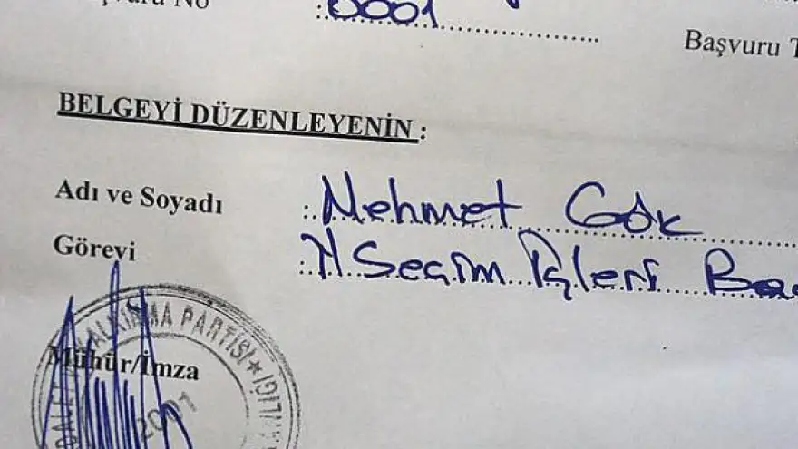 1 numaralı aday adayı oldu…