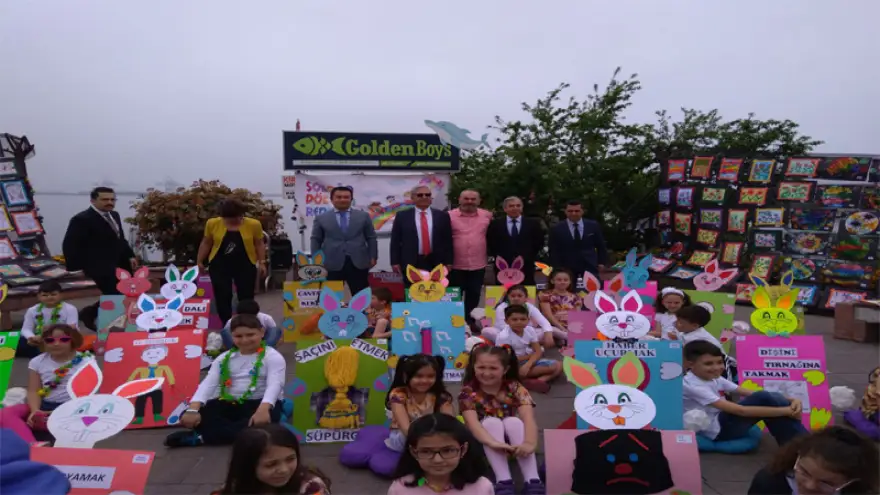 Öğrenciler el emeklerini sergiledi…