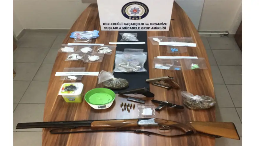 Ereğli'de uyuşturucu operasyonu: 7 gözaltı