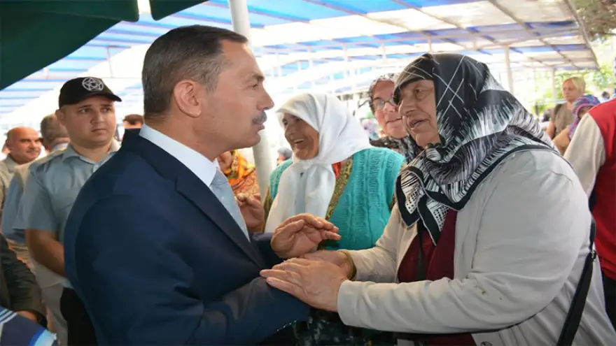 Şehir mezarlığında mevlid okutuldu