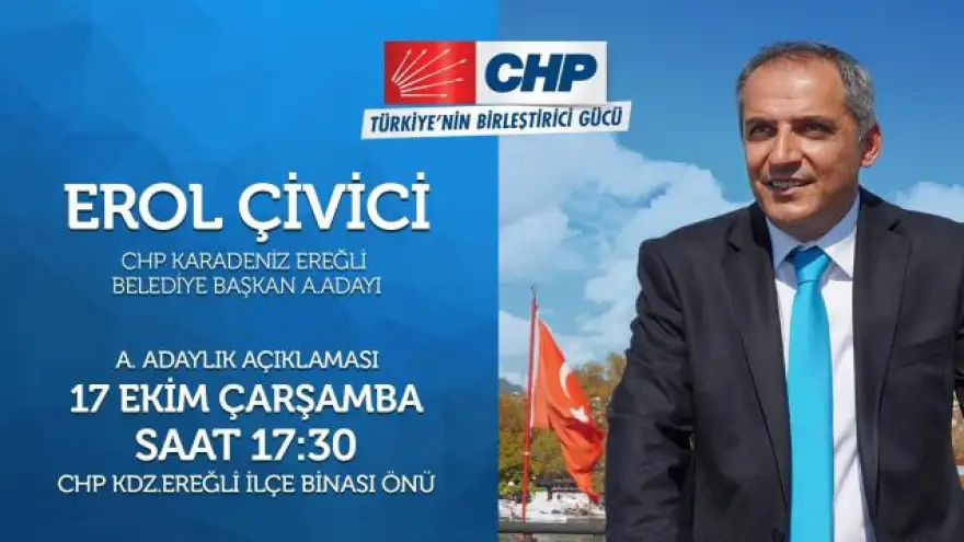 Erol Çivici aday adaylığını açıklıyor