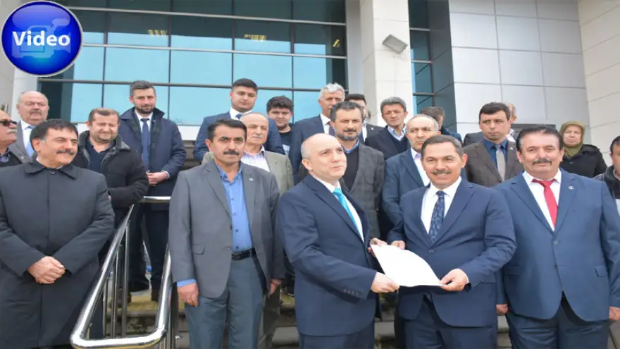 Başkan Uysal, resmen aday oldu...