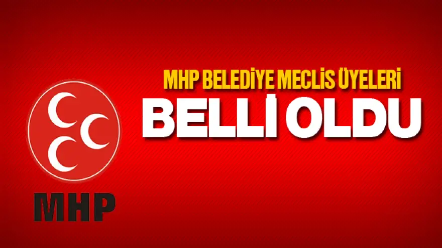 Gülüç MHP Belediye Meclis Üyesi Adayları...