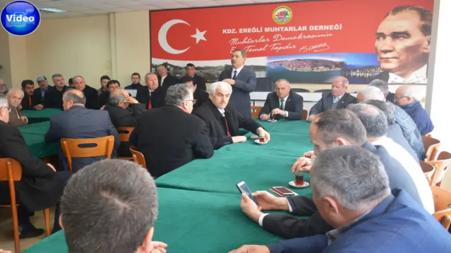 Uysal, muhtarlarla buluştu