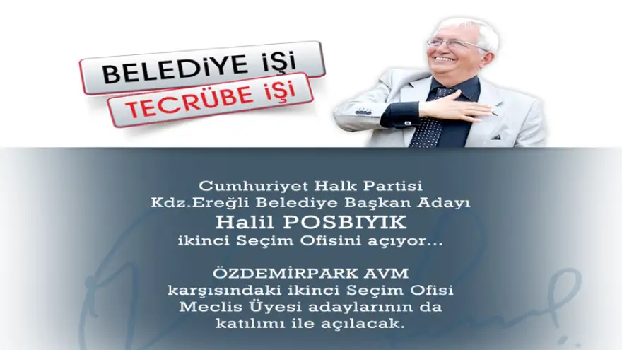 Posbıyık, ikinci seçim ofisini açıyor