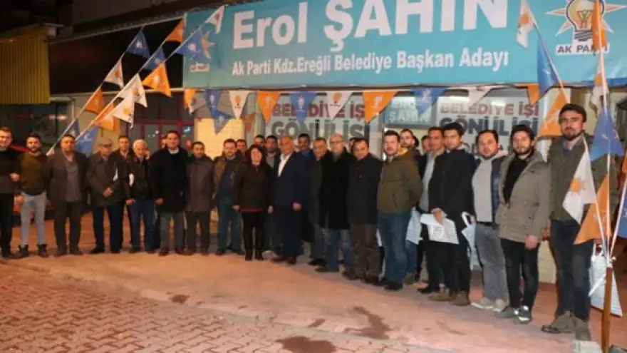 Balı Mahallesi gençleri, Şahin’e destek verdi...

