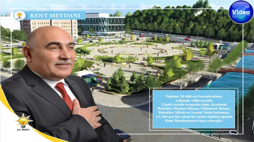 Şahin’in Kent Meydanı projesi…