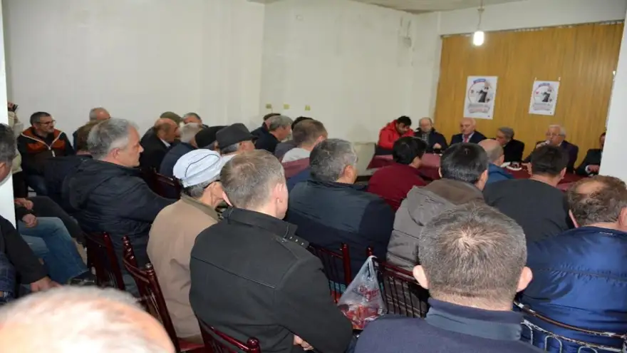 Posbıyık kıraathane toplantısı düzenledi…