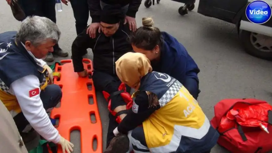 Usta öğretici kaza yaptı…