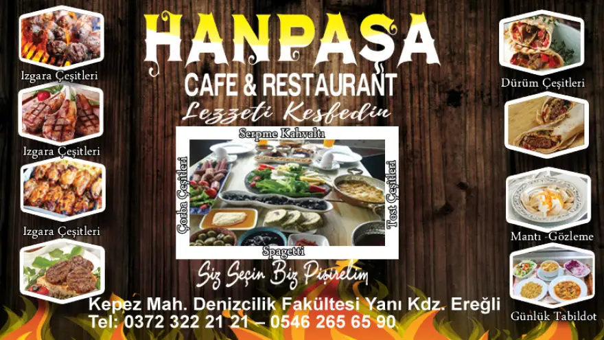 Hanpaşa Kafe ve Restaurant'a davetlisiniz...