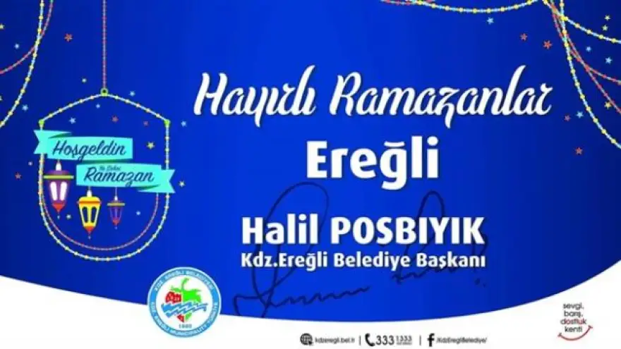 Başkan Posbıyık’dan Ramazan ayı mesajı…