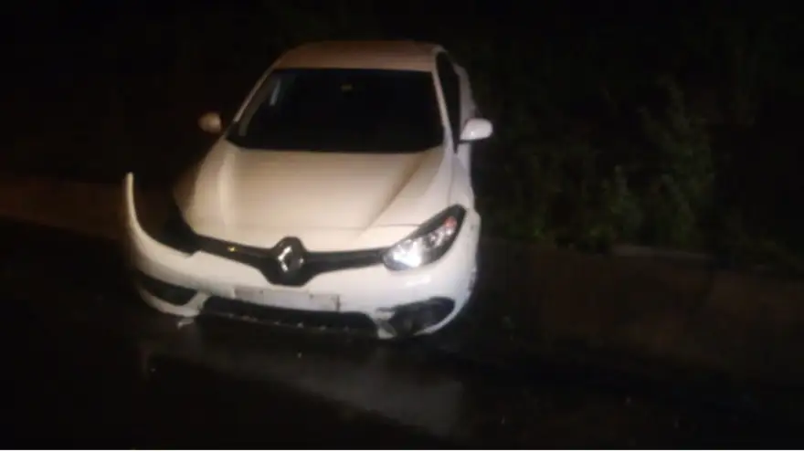 Araç hurdaya döndü…