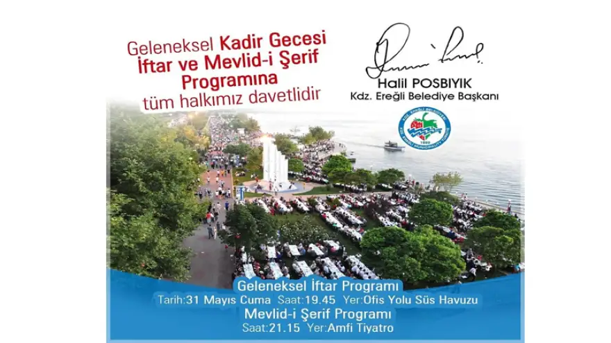 Başkan Posbıyık'ın Kadir Gecesi Mesajı