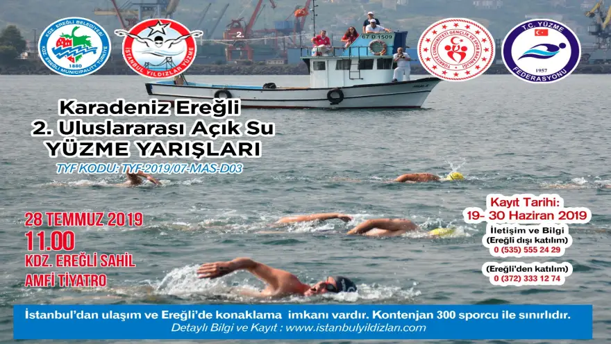 Açık Su Yüzme Yarışı kayıtları başladı…