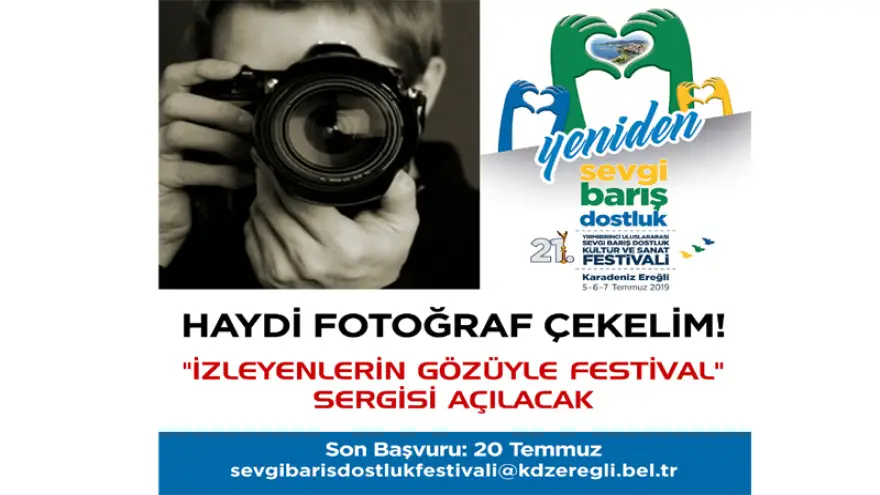 "İzleyenlerin gözüyle" Festival Sergisi açılacak...