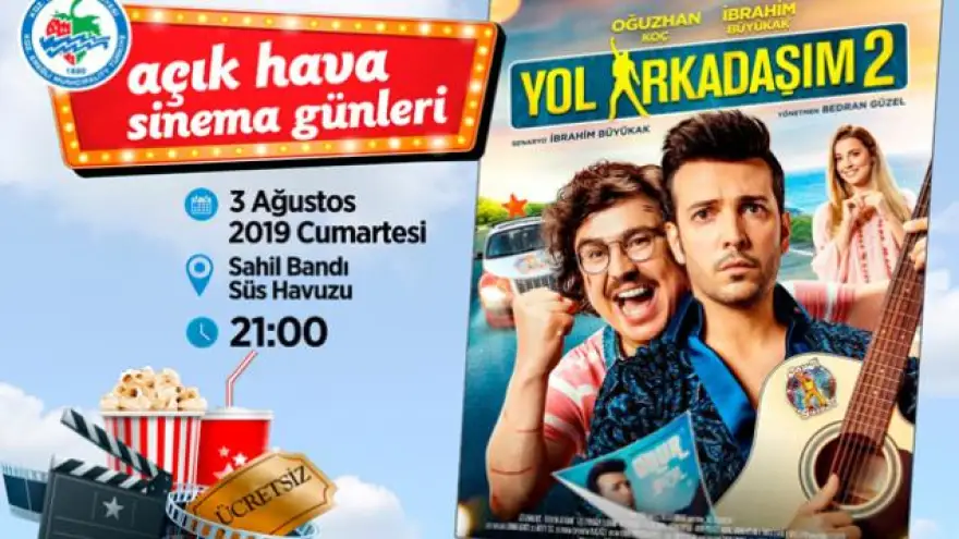 Açık hava sinema günleri başlıyor