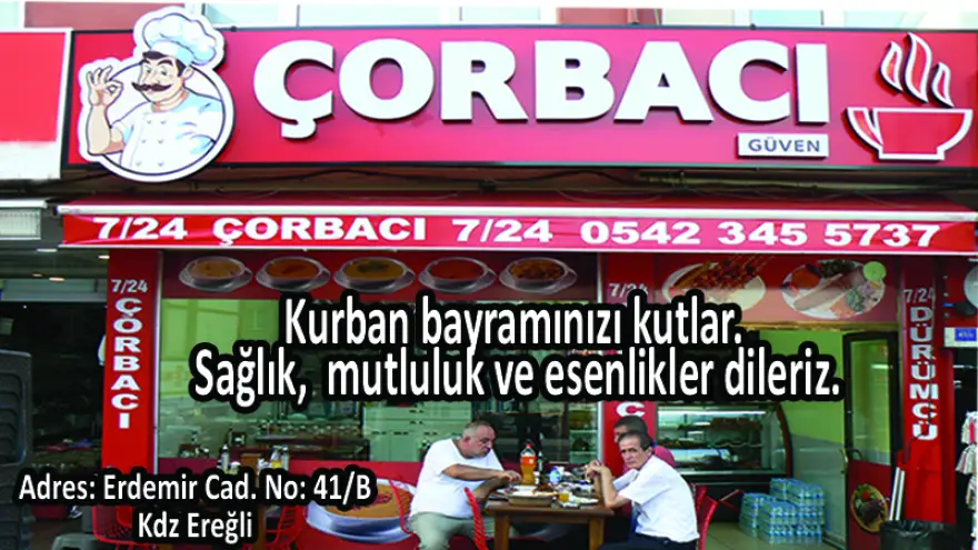 Çorbacı Güven, Kurban Bayramınızı kutlar. Sağlık ve huzur dolu günler diler