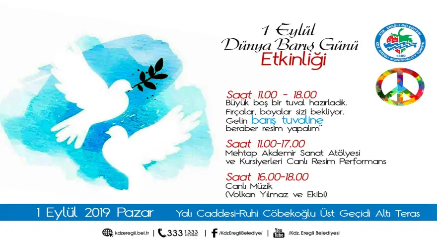 Dünya barış günü etkinliği'nde buluşalım