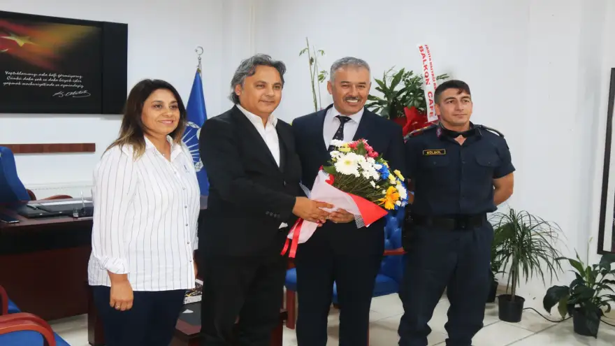 Kuyu ve Bülbül, Kdz. Zabıta Müdürlüğü’nü ziyaret etti