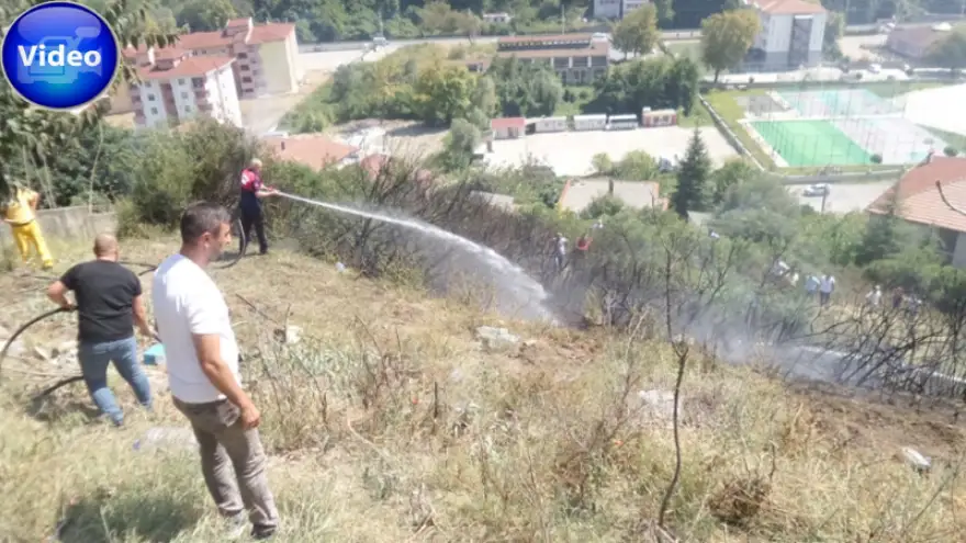 Yangın, zamanında müdahale ile söndürüldü