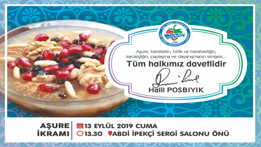 Ereğli Belediyesi aşure dağıtacak