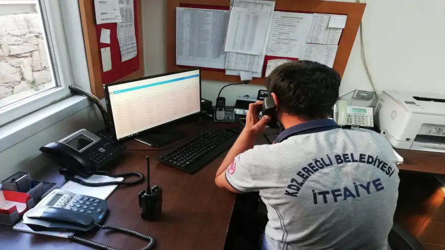 Yangın ihbar artık 112 Oldu...