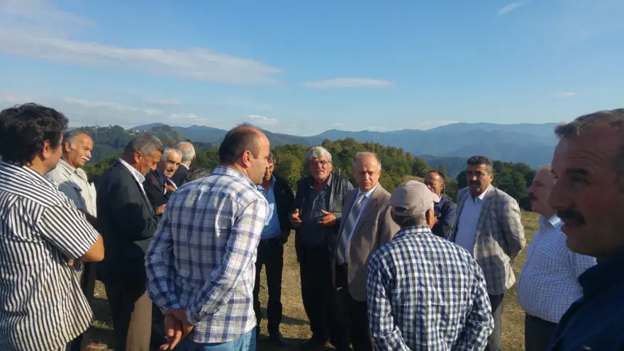 Çorumluoğlu, "Millet Bahçesi" projesini inceledi