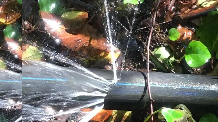 Su hattı borusunu balta ile kesilmesine Morcu'dan tepki... 