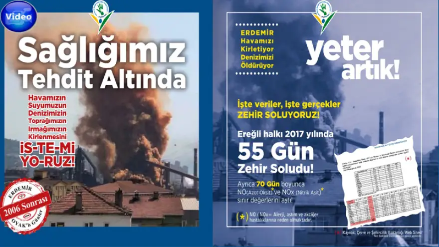 Belediye'den Oyak büyüyor Ereğli küçülüyor kitapçığı